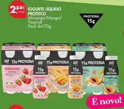 Pingo Doce Go Active iogurte líquido proteico promoção