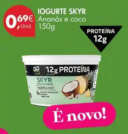 Pingo Doce Co Active skyr estilo islandês ananás & coco promoção