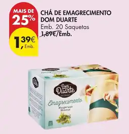 Pingo Doce Chá de emagrecimento dom duarte promoção