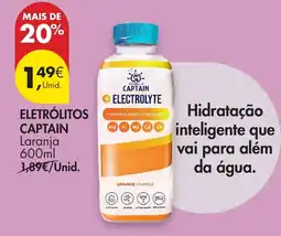 Pingo Doce eletrólitos captain laranja promoção
