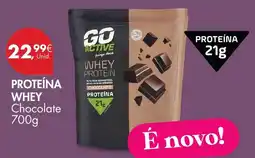 Pingo Doce Go Active Whey Protein Chocolate promoção