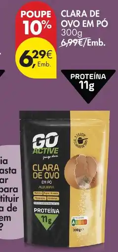 Pingo Doce Go Active clara de ovo promoção