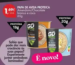 Pingo Doce Go Active papa de aveia promoção