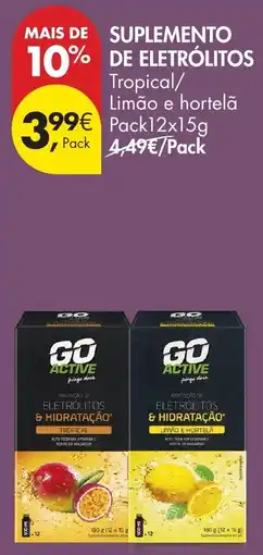 Pingo Doce Go Active suplemento de eletrólitos promoção