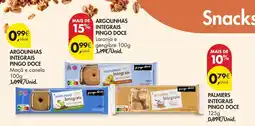 Pingo Doce argolinhas integrais pingo doce laranja e gengibre promoção