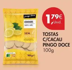 Pingo Doce Tostas c/cacau pingo doce promoção