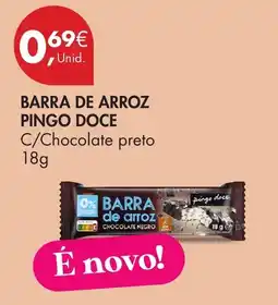 Pingo Doce Barra de arroz pingo doce promoção