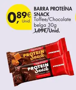 Pingo Doce Prozis protein snack toffee/chocolate belga promoção