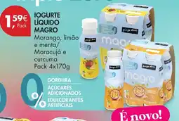 Pingo Doce Iogurte líquido magro promoção