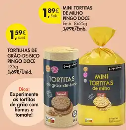 Pingo Doce Tortilhas de grão-de-bico pingo doce promoção