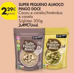 Pingo Doce Super pequeno almoço pingo doce cacao e canela/amendoa e canela promoção