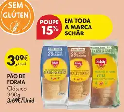 Pingo Doce Pão de forma clássico schär promoção