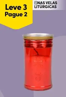 Continente Nas velas liturgicas promoção