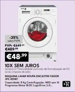 Radio Popular Maquina lavar roupa 3f-8514tl promoção