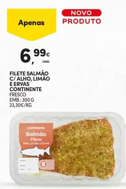 Continente Salmão filete continente promoção