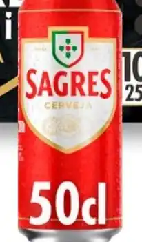 Recheio Sagres cerveja lata promoção