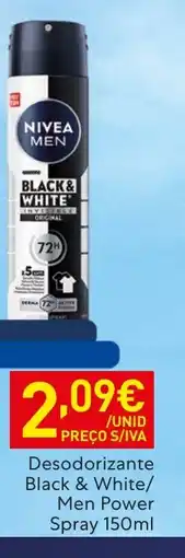Recheio Desodorizante Black & White/ Men Power Spray promoção