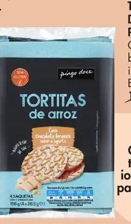 Pingo Doce Tortitas de arroz pingo doce promoção