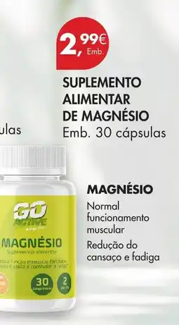 Pingo Doce Go active magnésio promoção