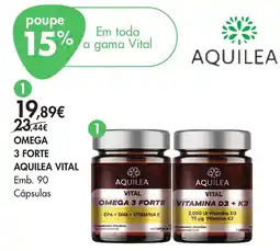 Pingo Doce Omega 3 forte aquilea vital promoção