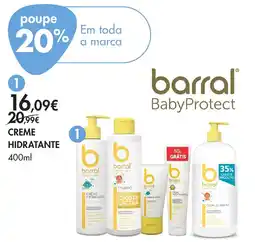 Pingo Doce barral babyprotect creme hidratante promoção