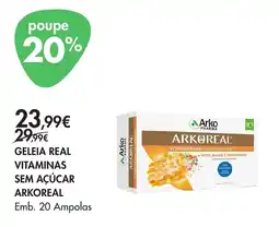 Pingo Doce geleia real vitamina sem açúcar arkoreal promoção