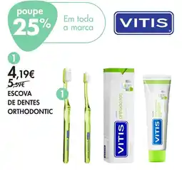 Pingo Doce escova de dentes orthodontic vitis promoção