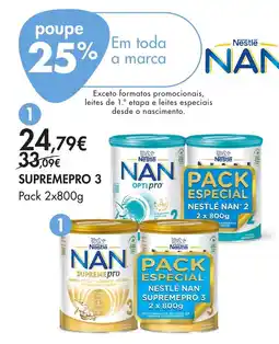 Pingo Doce Nestlé Nan SupremePro 3 promoção