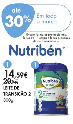 Pingo Doce Nutribén leite de transição 2 promoção
