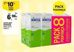 Continente Bom dia Mimosa - leite uht promoção