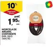 Continente Bom dia Continente - morcela de arganil promoção