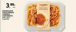 Continente Bom dia Continente - esparguete a bolonhesa cozinha promoção