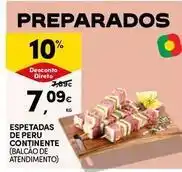 Continente Bom dia Continente - espetada de peru promoção