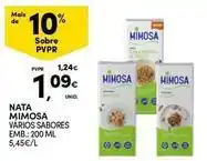 Continente Bom dia Mimosa - nata promoção