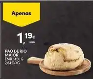 Continente Bom dia Rio maior - pão de promoção
