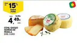Continente Bom dia Serras de penela - conj. queijo promoção