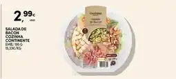 Continente Bom dia Continente - cozinha salada de bacon promoção
