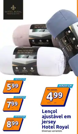 Action Lençol ajustável em jersey Hotel Royal promoção