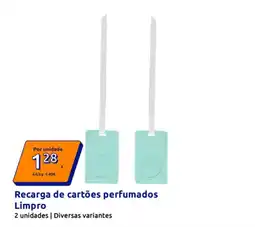 Action Recarga de cartões perfumados limpro promoção