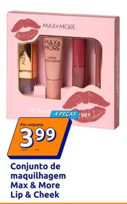 Action Conjunto de maquilhagem Max & More Lip & Cheek promoção