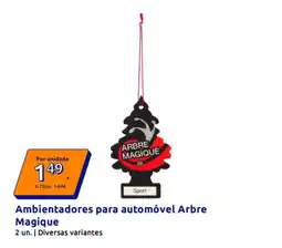 Action Ambientadores para automóvel Arbre Magique promoção