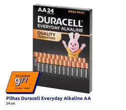 Action Pilhas Duracell Everyday Alkaline AA promoção