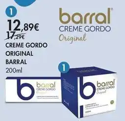 Pingo Doce Barral - creme gordo original promoção