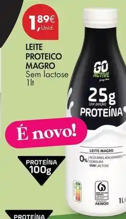 Pingo Doce Leite proteico magro promoção