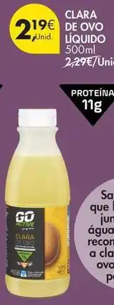 Pingo Doce A+ - clara de ovo liquido promoção