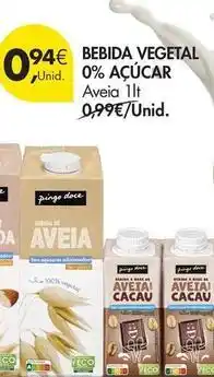Pingo Doce Pingo doce - bebida vegetal 0% acucar promoção