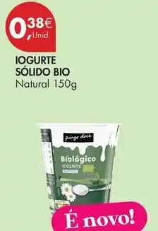 Pingo Doce Go natural - iogurte solido bio promoção