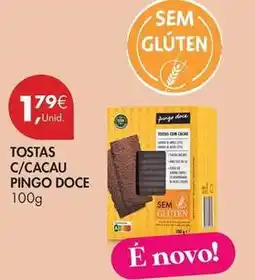 Pingo Doce Pingo doce - tostas c/ cacau promoção