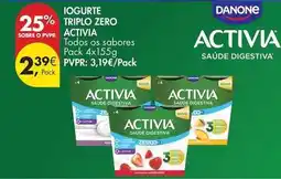 Pingo Doce Activia - iogurte triplo zero promoção