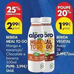 Pingo Doce Alpro - bebida promoção